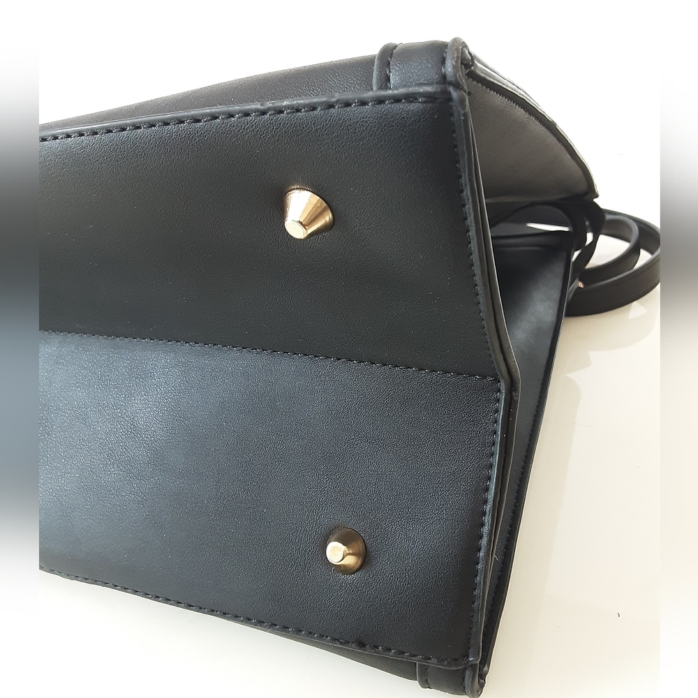 LOVEVOOK Laptop Bag Lightweight Black PU Leather Large Shoulder | Satchel Bag - Picture 8 of 12